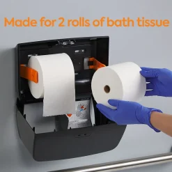 ™ J-Series Duo Bath Tissue Dispenser, Black (CWJ2BT-B)<Coastwide Professional