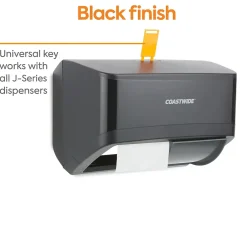 ™ J-Series Duo Bath Tissue Dispenser, Black (CWJ2BT-B)<Coastwide Professional