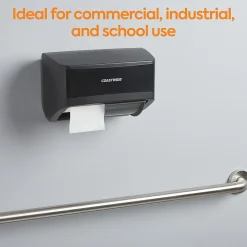 ™ J-Series Duo Bath Tissue Dispenser, Black (CWJ2BT-B)<Coastwide Professional