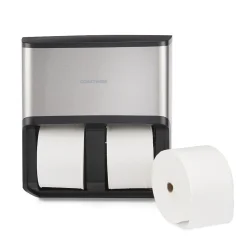 ™ J-Series Quad Bath Tissue Dispenser, Black/Metallic (CWJ4BT-S)<Coastwide Professional Best