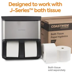 ™ J-Series Quad Bath Tissue Dispenser, Black/Metallic (CWJ4BT-S)<Coastwide Professional Best