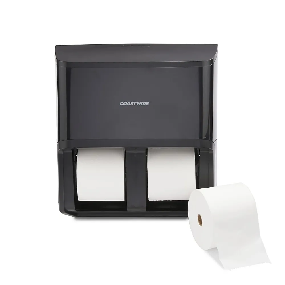 ™ J-Series Quad Bath Tissue Dispenser, Black (CWJ4BT-B)<Coastwide Professional Discount