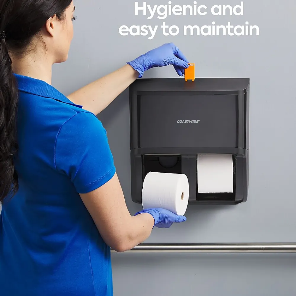 ™ J-Series Quad Bath Tissue Dispenser, Black (CWJ4BT-B)<Coastwide Professional Discount