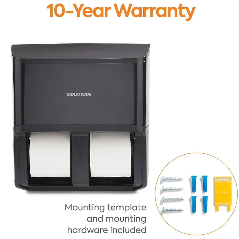 ™ J-Series Quad Bath Tissue Dispenser, Black (CWJ4BT-B)<Coastwide Professional Discount