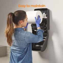 ™ Manual Auto-Cut Hardwound Paper Towel Dispenser, Black (CW60832)<Coastwide Professional New