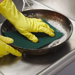 ™ Medium Duty Scouring Pad, Green, 10/Pack (CW56787)<Coastwide Professional Outlet