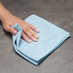 ™ Microfiber Wipers, Blue, 12/Pack (CW45466)<Coastwide Professional