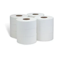 ™ 1-Ply Jumbo Toilet Paper, White, 2000 ft./Roll, 12 Rolls/Carton (CW26214)<Coastwide Professional
