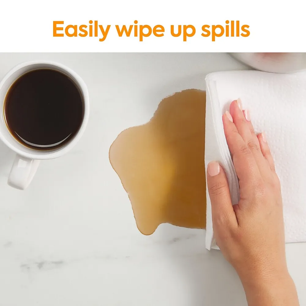 Coastwide Professional ™ Recycled Napkin, 1-Ply, White, 400/Pack, 12 Pack/Carton (CW20179)