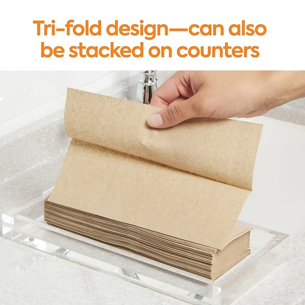 Coastwide Professional ™ Recycled Multifold Paper Towels, 1-ply, 250 Sheets/Pack, 16 Packs/Carton (CW25228)