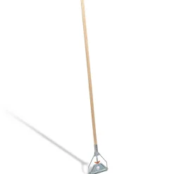 ™60" Side Gate Wood Wet Mop Handle, Galvanized Metal Head (CW58007)<Coastwide Professional