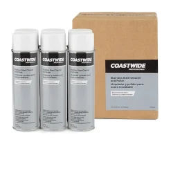 ™ Stainless Steel Cleaner and Polish, Lemon Scent, 15 Oz., 6/Carton (CW58497-A)<Coastwide Professional New