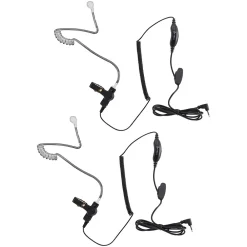Clearance Cobra Surveillance Earbud Headset with Microphone, 3.5mm, 2-Pieces (GA-SV01 2P)