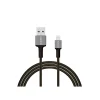 6' USB-A to Lightning Braided Nylon Charge & Sync Cable, Black (A01070)<CODi Discount