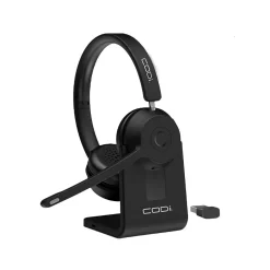 Online CODi Claro Bluetooth + Wireless Stereo Headset w/ Integrated AI-Powered ENC Microphone, Black (A04619)