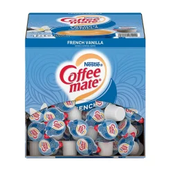 Coffee mate French Vanilla Dairy Free Liquid Creamer, 0.38 oz., 180/Box (NES18001)