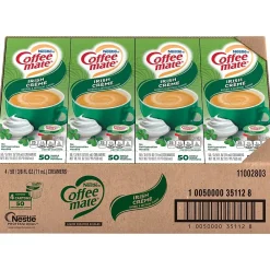 Coffee mate Irish Crème Liquid Creamer, 0.38 oz., 200/Carton (NES35112CT)
