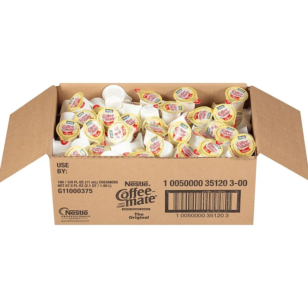 Coffee mate Original Liquid Creamer, 0.38 oz., 180/Carton (NES18002)