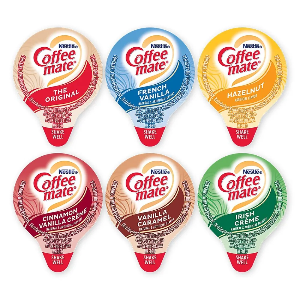 Coffee mate Variety Creme Liquid Creamer, 0.38 oz., 180/Carton (NES51574)