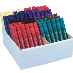 Markers|Color Splash ® Permanent Markers Plus Pack, Chisel Tip, Assorted, 72/Pack (ST503)