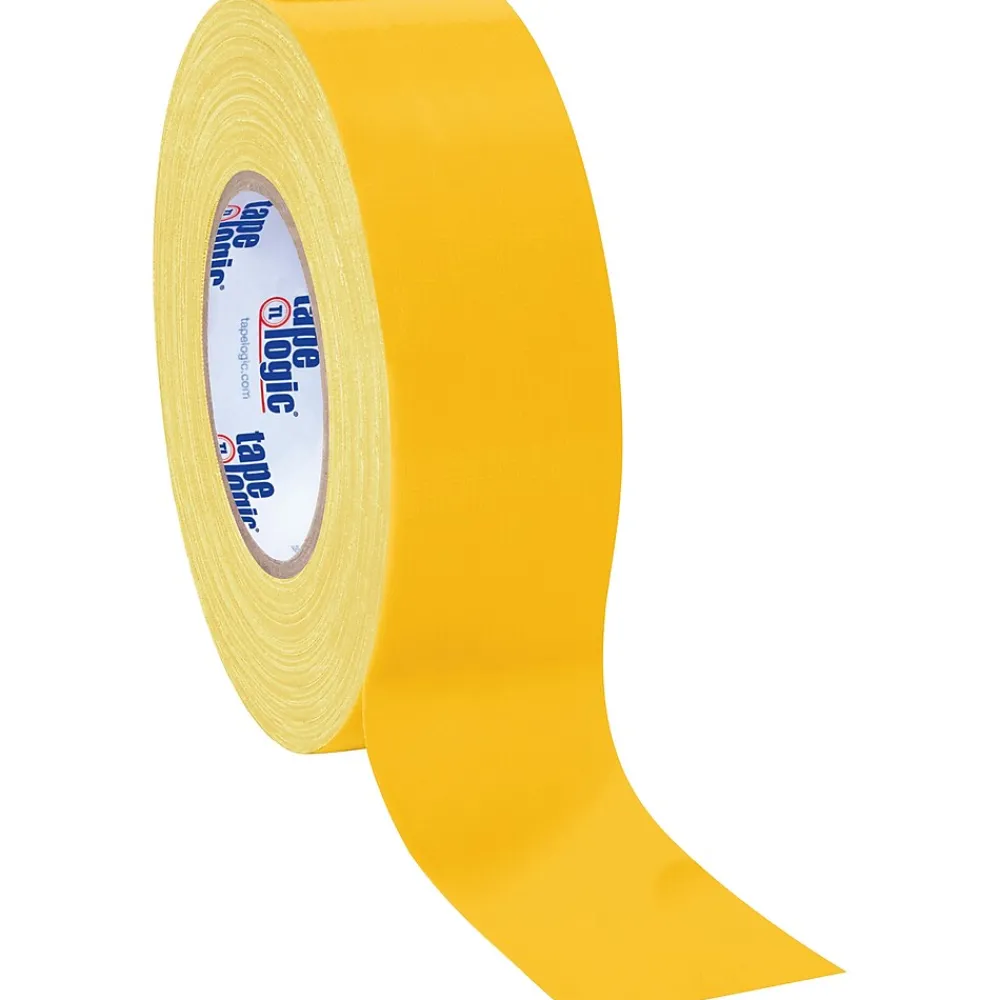 Discount SI Products Colored Duct Tape, Yellow, 2" x 60 yards, 3/Pack
