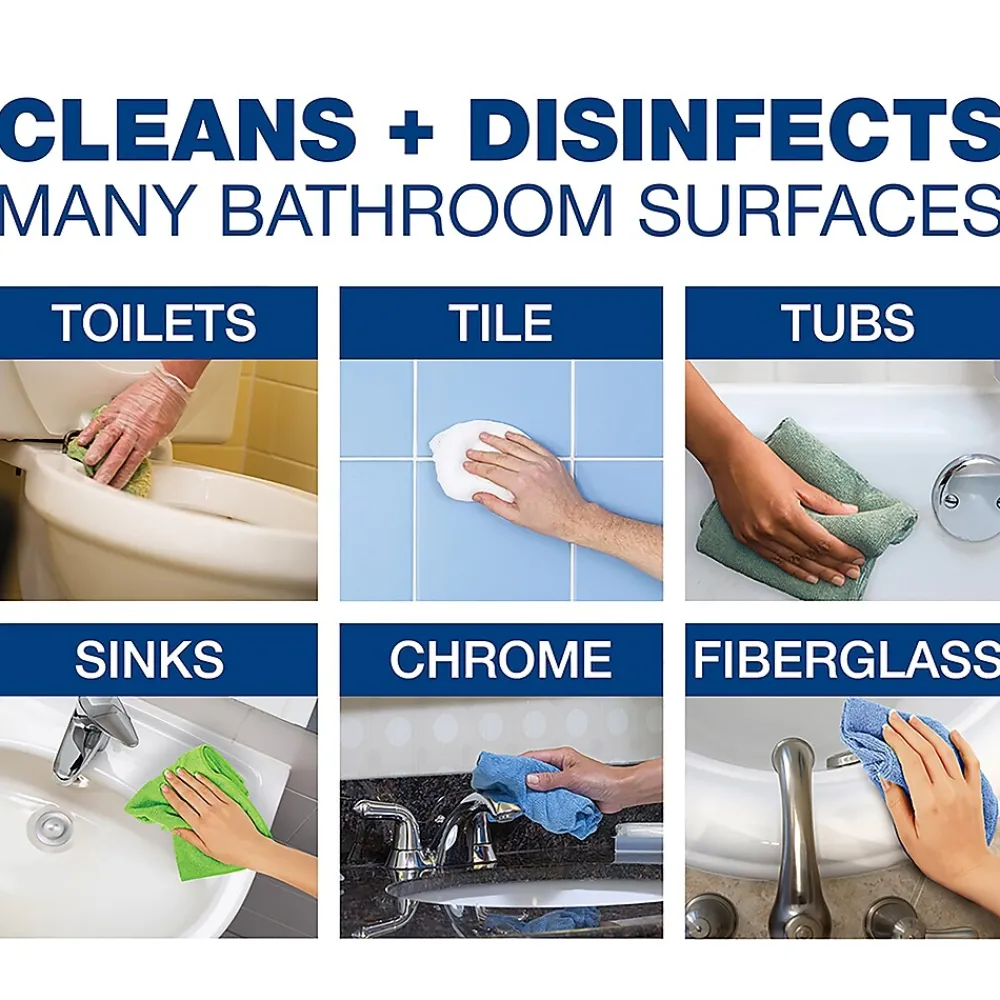 Closed-Loop Disinfecting-Sanitizing Bathroom Cleaner, 1 Gallon, 3/Carton (20542)<Comet Sale