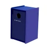 EarthCraft Single-Stream Recycling Station, 32-Gallon, Blue (71SLFR32-01959)<Commercial Zone Outlet