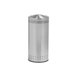 Precision Imprinted 360 Stainless Steel Trash Can with Lid, 25 Gal. (781429)<Commercial Zone Sale