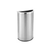 Precision Stainless Steel Trash Can with no Lid, Silver, 15 gal. (783929)<Commercial Zone Hot