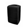 Products PolyTec Series Rectangular Waste Container, Black, 40 Gal. (733101)<Commercial Zone Discount