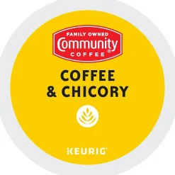 Community Coffee Chicory Coffee Keurig® K-Cup® Pods, Medium Dark Roast, 24/Box (5000374326)