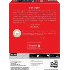 Community Coffee Signature Blend Coffee Keurig® K-Cup® Pods, Dark Roast, 24/Box (5000374328)