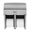 Compact 4-Roll Quad Coreless Toilet Paper Dispenser by GP PRO, Stainless Steel (56748)<Georgia-Pacific Best