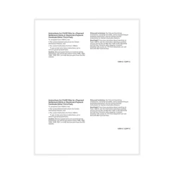 Tax Forms*ComplyRight 2024 1099 Tax Form, 2-Part, 2-Up, Copy C, 100/Pack (5327)