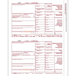 Tax Forms*ComplyRight 2024 1099 Tax Form, 2-Part, 2-Up, Copy A, 100/Pack (5325)