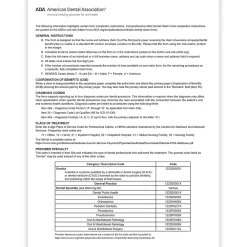 Medical Forms*ComplyRight 2024 ADA Dental Claim Forms, 2,500 Forms/Pack (20241)