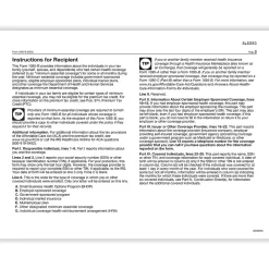 Tax Forms*ComplyRight 2024 1095-B Tax Form, 1-Part, White/Black, 500/Pack (1095BIRS500)
