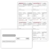Tax Forms*ComplyRight 2024 W-2 Tax Form Envelopes/Recipient Copy Only, 1-Part, 4-Up, Copy B, C, 2 and 2 combined, 25/Pack (5205E25)