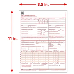 Medical Forms*ComplyRight CMS-1500 Health Insurance Claim Forms (02/12), 8-1/2