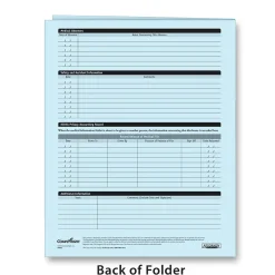 Medical Forms*ComplyRight ™ Expanded Confidential Employee Medical Records Folder, Pack of 25 (A3325)