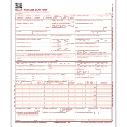 Medical Forms*TFP ComplyRight 1-Part Continuous CMS-1500 Health Insurance Claim Form (02/12), 2,500/Pack (CMS121)