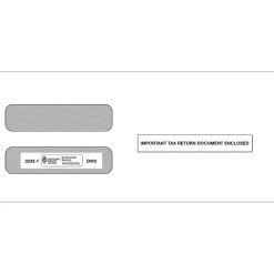 Discount ComplyRight Self Seal Security Tinted Double-Window Tax Envelopes, White, 50/Pack (3333250)
