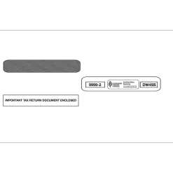Online ComplyRight Self Seal Security Tinted Double-Window Tax Envelopes, 5 5/8" x 9", 50/Pack (9999250)