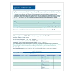 Hr Forms*ComplyRight â„¢ 50-State Job Application - Short Form, Pack of 50 (AR0374)