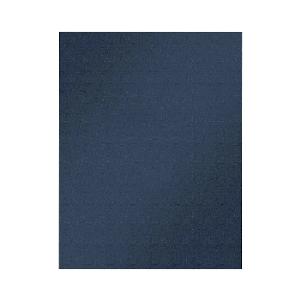 Pocket Folders|ComplyRight Tax Presentation Report Cover, Navy Blue, 50/Pack (PNR22)