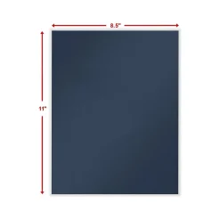 Pocket Folders|ComplyRight Tax Presentation Report Cover, Navy Blue, 50/Pack (PNR22)