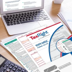 Tax Forms*ComplyRight TaxRight 2024 1099-MISC Tax Form Tax Form Set with Envelopes, 4-Part, 10/Pack (SC6103E10)