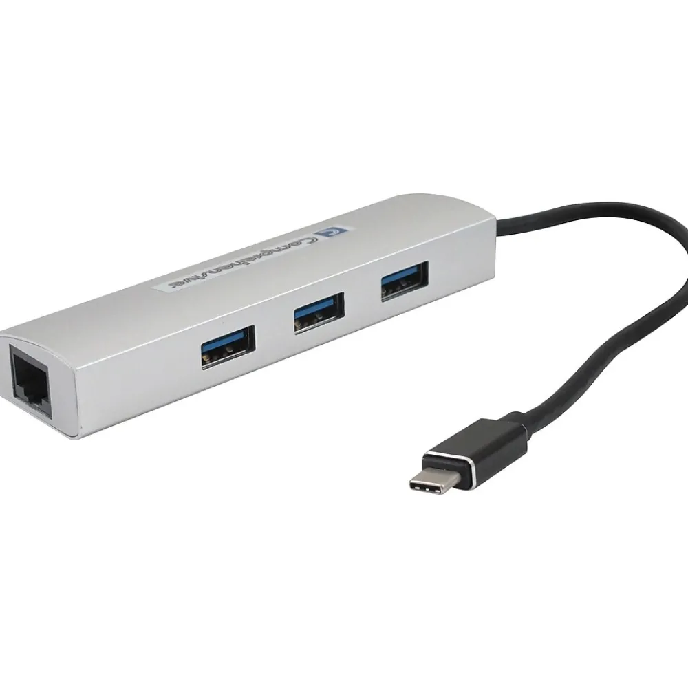 Comprehensive USB31-3HUB-RJ45 3-Port USB 3.0 Hub, Black (USB31-3HUB-RJ45)