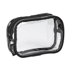PVC Toiletry Bag, Clear/Black (A004288HA)<Conair Online