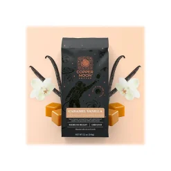 Copper Moon Coffee Copper Moon Caramel Vanilla Ground Coffee, Medium Roast, 12 oz. (205339)